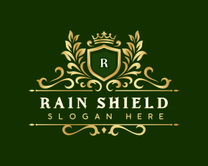 Premium Crown Shield logo design