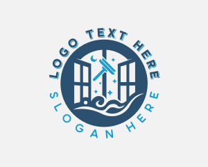 Window - Window Cleaning Disinfection logo design