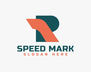 Speed Letter R logo design