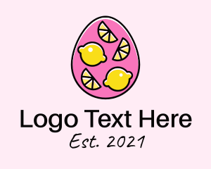 Zesty - Citrus Lemon Egg logo design