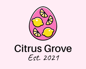 Citrus Lemon Egg logo design