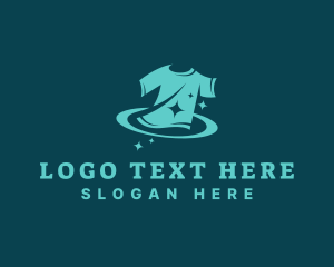 Tee - Clean Shirt Sparkle logo design