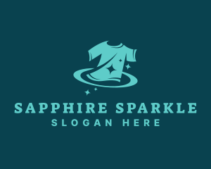 Clean Shirt Sparkle  logo design