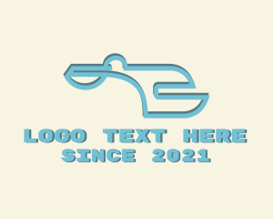 Data - Blue Stork Technology logo design