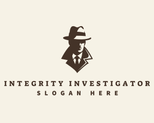 Investigator - Mysterious Gentleman Detective logo design