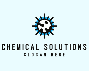 Chemical - Science Virus Toxin logo design