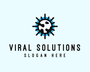 Virus - Science Virus Toxin logo design