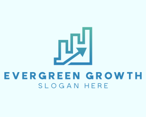 Economic Growth Arrow logo design