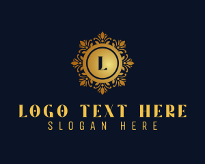 Gold - Elegant Floral Jeweler logo design