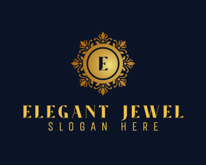 Elegant Floral Jeweler logo design