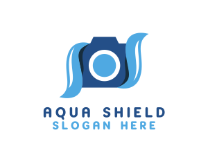 Waterproof - Waterproof Camera Media logo design