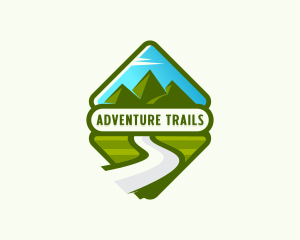 Mountain Valley Camping Travel  logo design