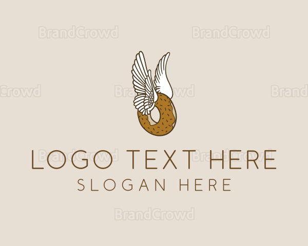 Winged Donut Bakery Logo