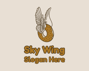 Wing - Winged Donut Bakery logo design