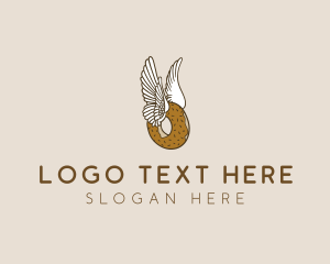 Wing - Winged Donut Bakery logo design