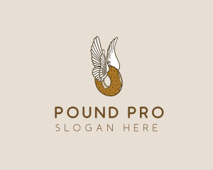 Winged Donut Bakery logo design