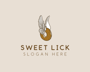 Winged Donut Bakery logo design