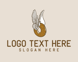 Bakery - Winged Donut Bakery logo design