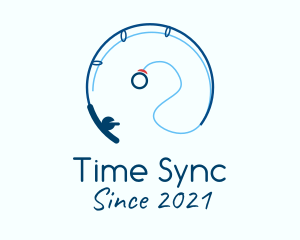 Timer - Fishing Rod Timer logo design