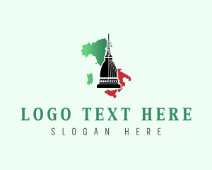 Italy - Italy Architectural Tower logo design