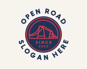 Road Bridge Structure logo design