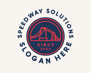 Road - Road Bridge Structure logo design