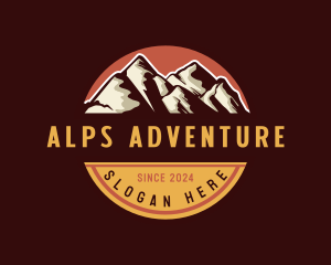 Alps - Alps Mountain Summit logo design