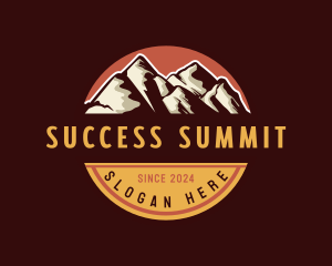 Alps Mountain Summit logo design