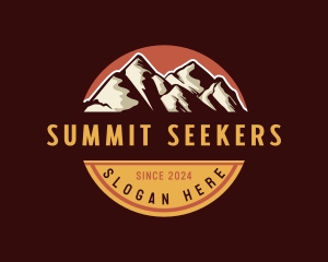 Alps Mountain Summit logo design