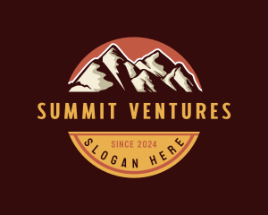 Alps Mountain Summit logo design