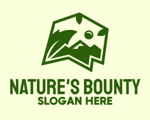 Nature Mountain Landscape logo design