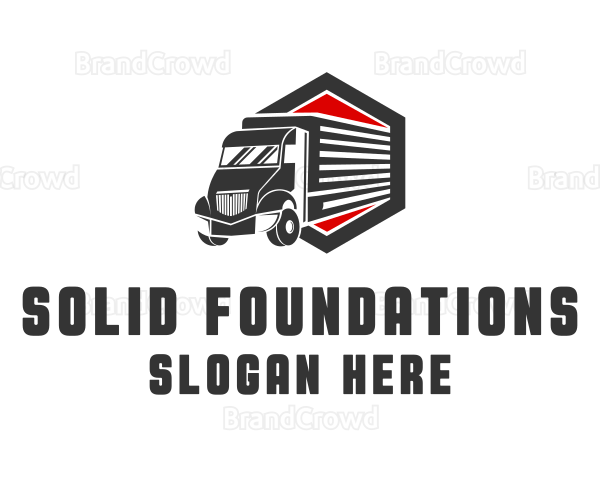 Quick Delivery Truck Logo