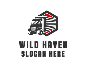 Quick Delivery Truck Logo