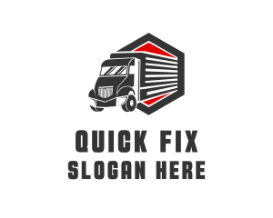 Quick Delivery Truck logo design