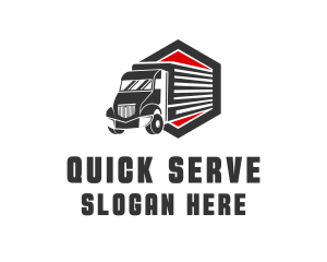 Quick Delivery Truck logo design