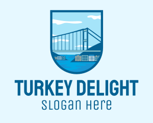 Turkey - Bosphorus Suspension Bridge logo design