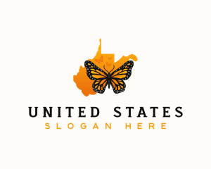 West Virginia Butterfly logo design