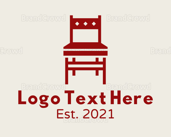 Red Dining Chair Logo