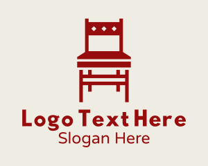 Red Dining Chair Logo