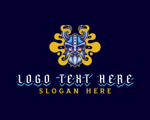 Legend - Viking Vape Smoke Gaming logo design