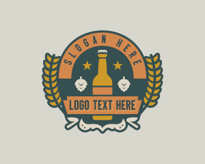 Stein Glass - Malt Beer Pub logo design