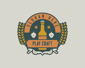 Malt Beer Pub logo design