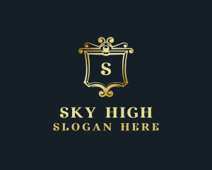 High End Shield Hotel logo design