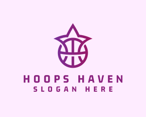 Basketball - Star Basketball League Crown logo design
