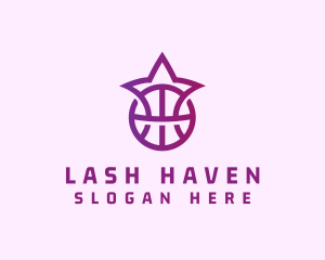 Star Basketball League Crown logo design