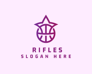 Basketball - Star Basketball League Crown logo design