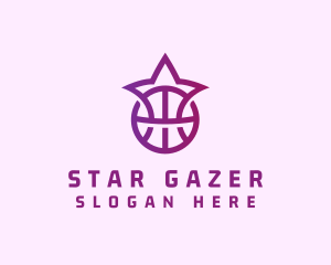 Star Basketball League Crown logo design