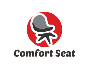Stool - Office Chair Furniture logo design