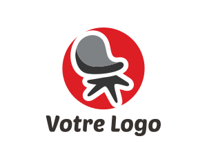 Furnishing - Office Chair Furniture logo design
