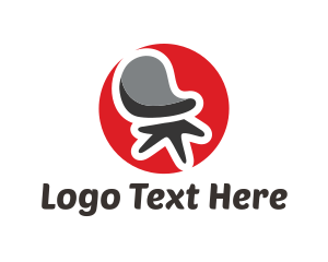 Stool - Office Chair Furniture logo design